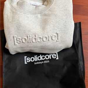 Solidcore SOLIDAYS  Women's Gray MOCKNECK  Sweater